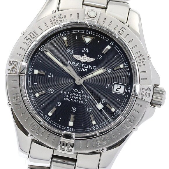 BREITLING Colt Ocean A17350 Date black Dial Automatic Men's Watch_874166 - Picture 1 of 6